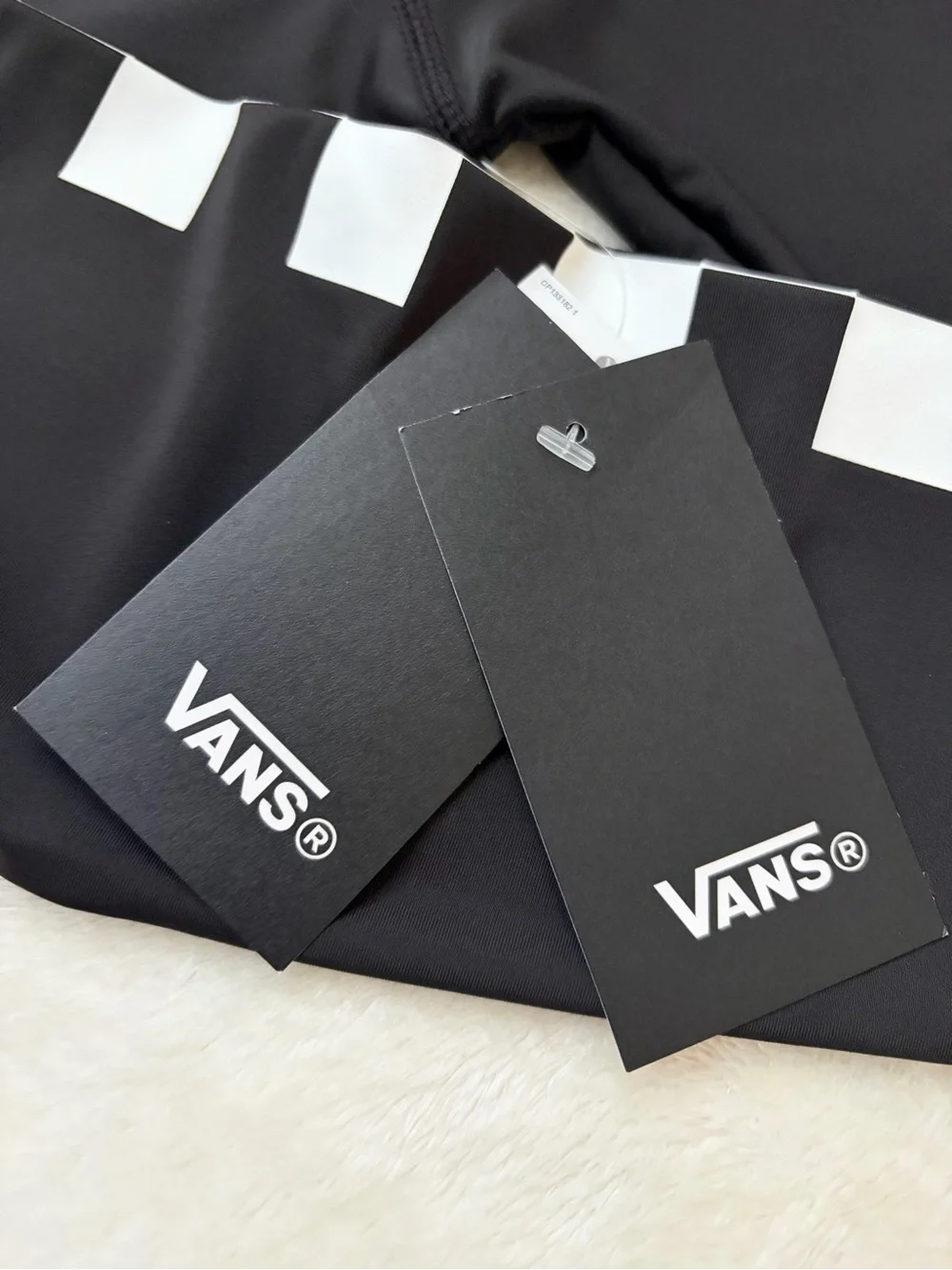 Vans Black and White Checkered Kids Long sleeve shirt and shorts set.